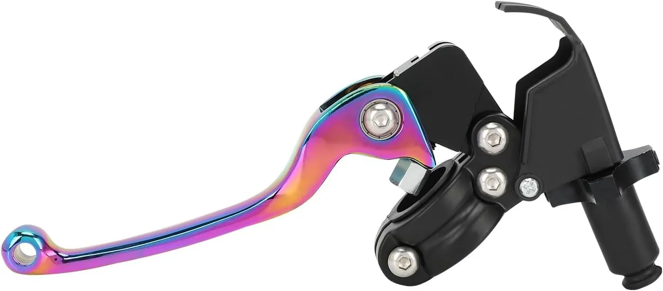 JFG RACING Motorcycle Brake Clutch Lever 7/8" 22mm Folding Levers Aluminum Alloy Universal for CRF50 KLX SSR TTR 110 125 150 200 250cc Dirt Pit Bike ATV Mini Bike Quenching