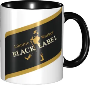 Johnnie Come and Walker Coffee Mug Ceramic Cup with Handle for Home Office Work School Mugs Coffee Tumbler Ceramic-Coated, 11 Oz