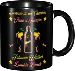 Johnnie Come and Walker Coffee Mug Ceramic Cup with Handle for Home Office Work School Mugs Coffee Tumbler Ceramic-Coated, 11 Oz