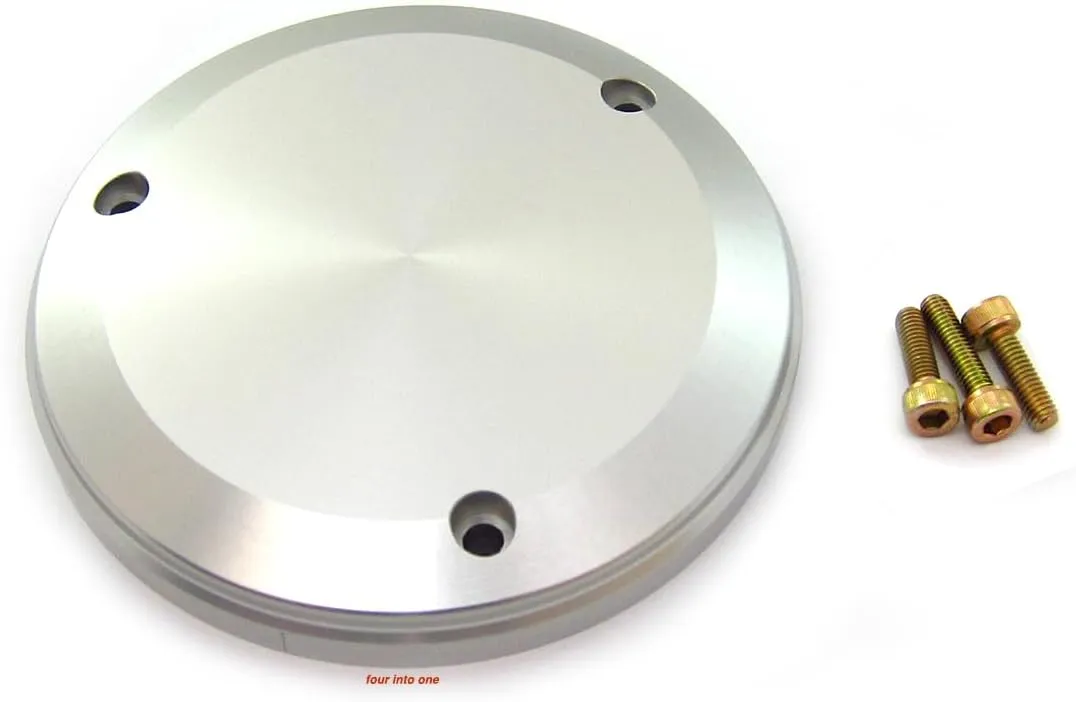 Joker Machine Clutch Cover - Smooth Silver - Compatible with Honda CB750F CB750K