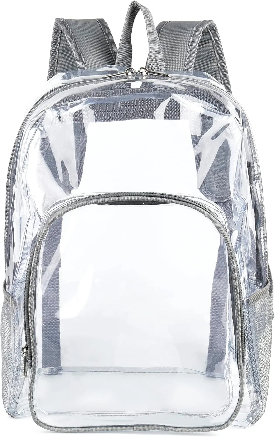 JOMPARO Heavy Duty Transparent Clear Backpack See Through Plastic Backpacks for School,Sports,Work,Security,Stadium,College