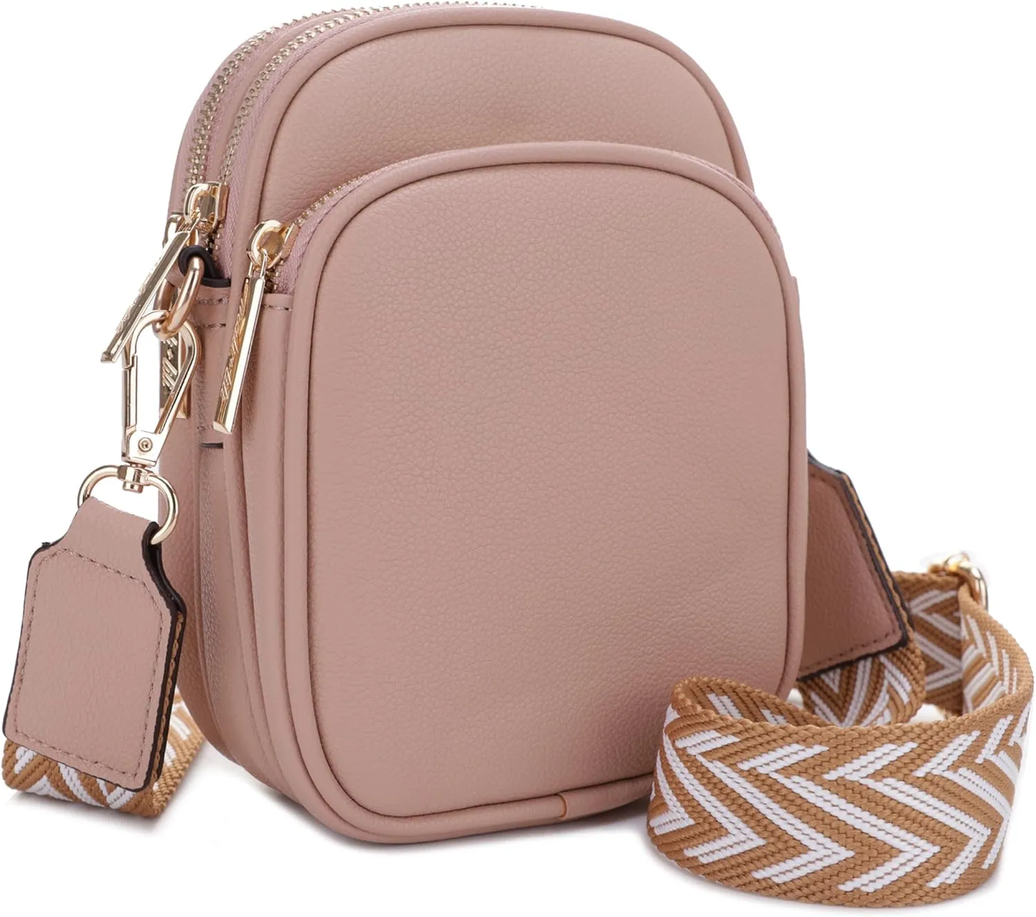 Josie Triple Zip Crossbody Bag