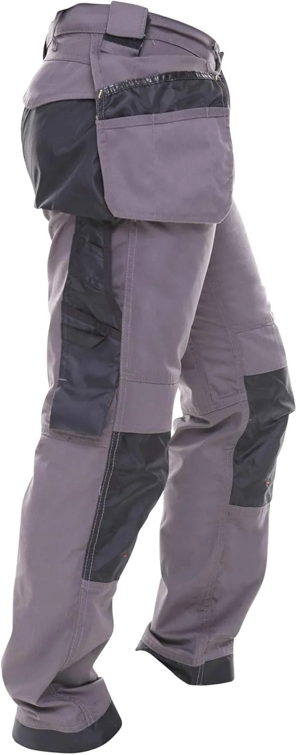 Juicy Trendz Men's Work Pants – Heavy-Duty Relaxed Fit Utility Cargo Trousers for Construction, Carpenter & Outdoor Work