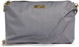 JuJuBe Be Quick Shoulder Bag Purse, Zippered Travel Clutch or Pouch, Lightweight Baby Bag or Diaper Bag Organizer, Detachable Wristlet Strap or Cross Body Strap, The Queen of the Nile