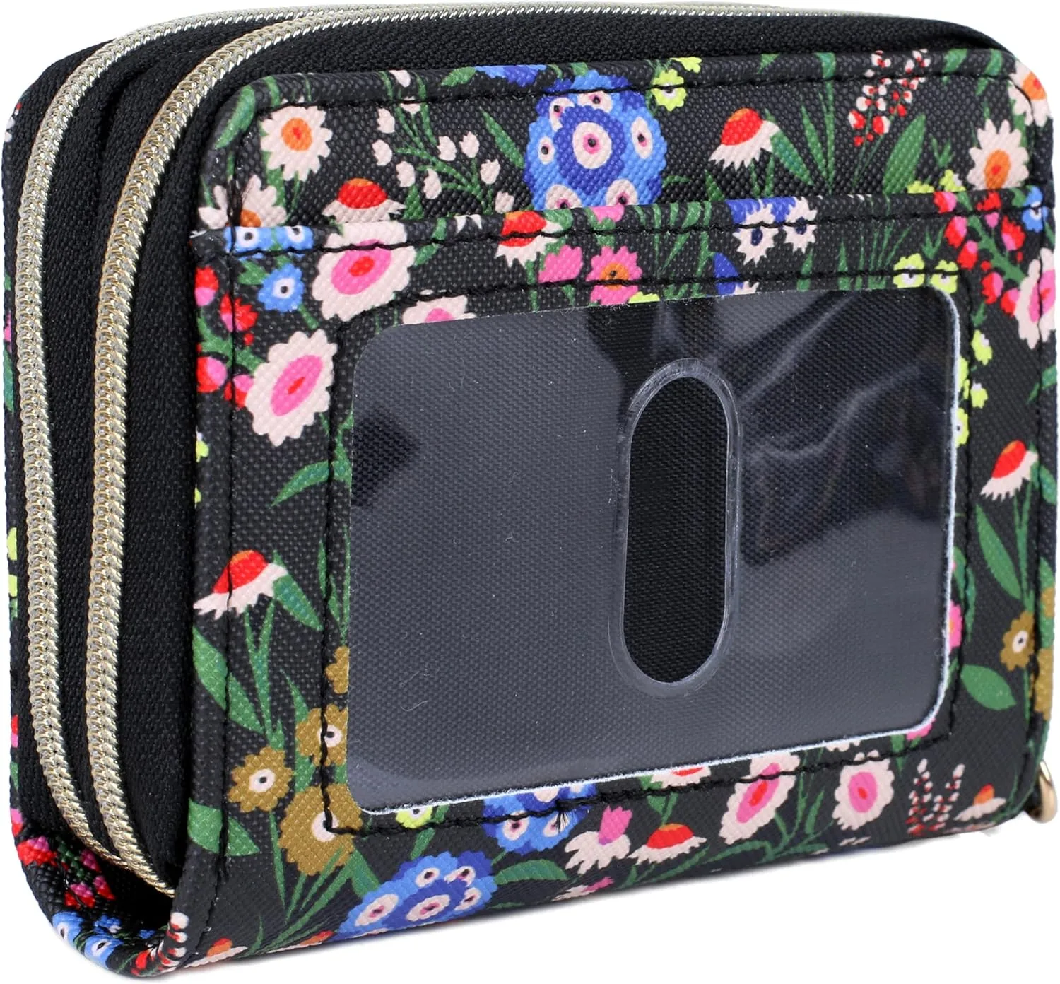 Julia Buxton Magical Garden Printed Vegan Leather Wizard Wallet