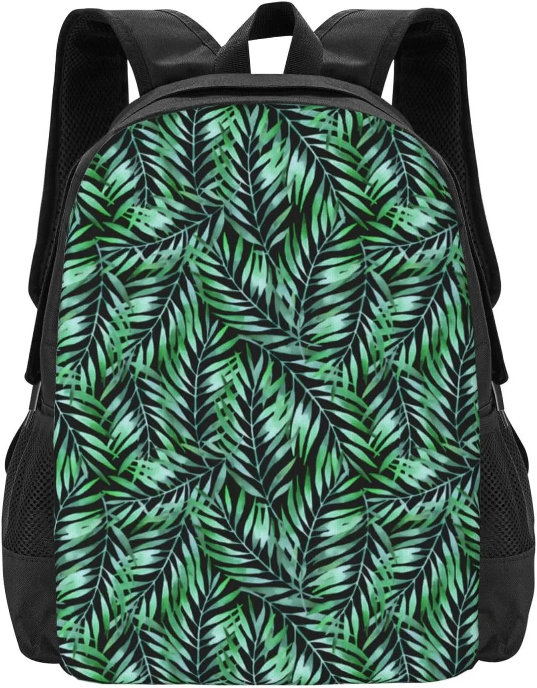 Jungle Palm Printdurable Packable Large Backpack Travel Laptop Daypack Foldable Backpack For Men Women