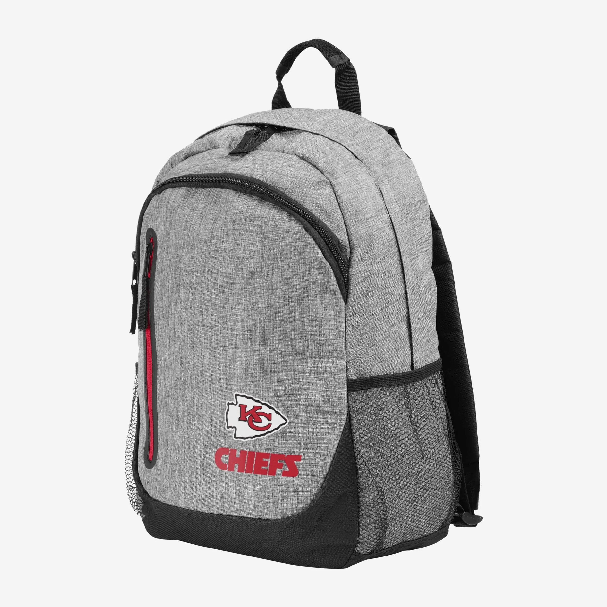 Kansas City Chiefs Heather Grey Bold Color Backpack