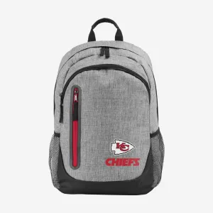 Kansas City Chiefs Heather Grey Bold Color Backpack