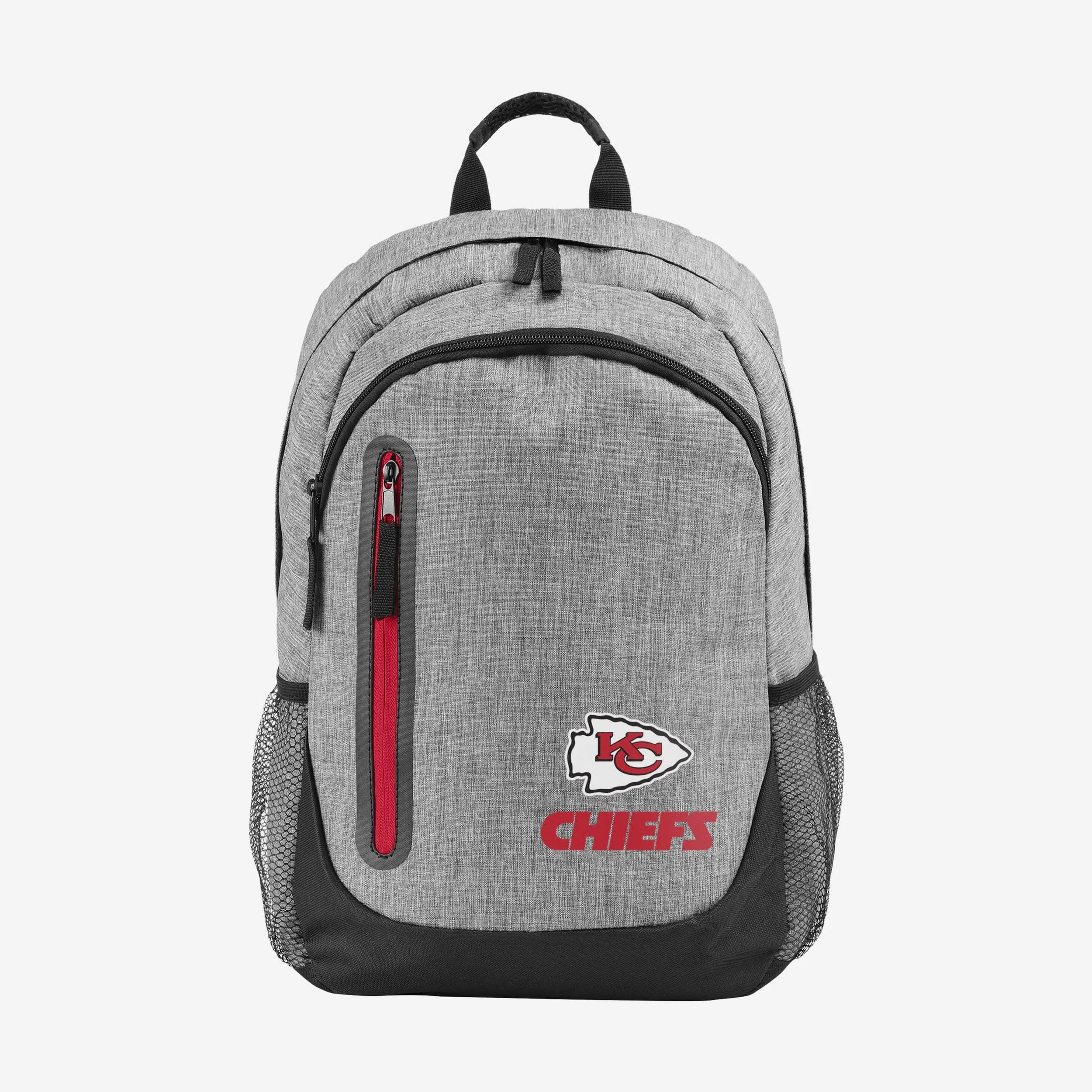 Kansas City Chiefs Heather Grey Bold Color Backpack