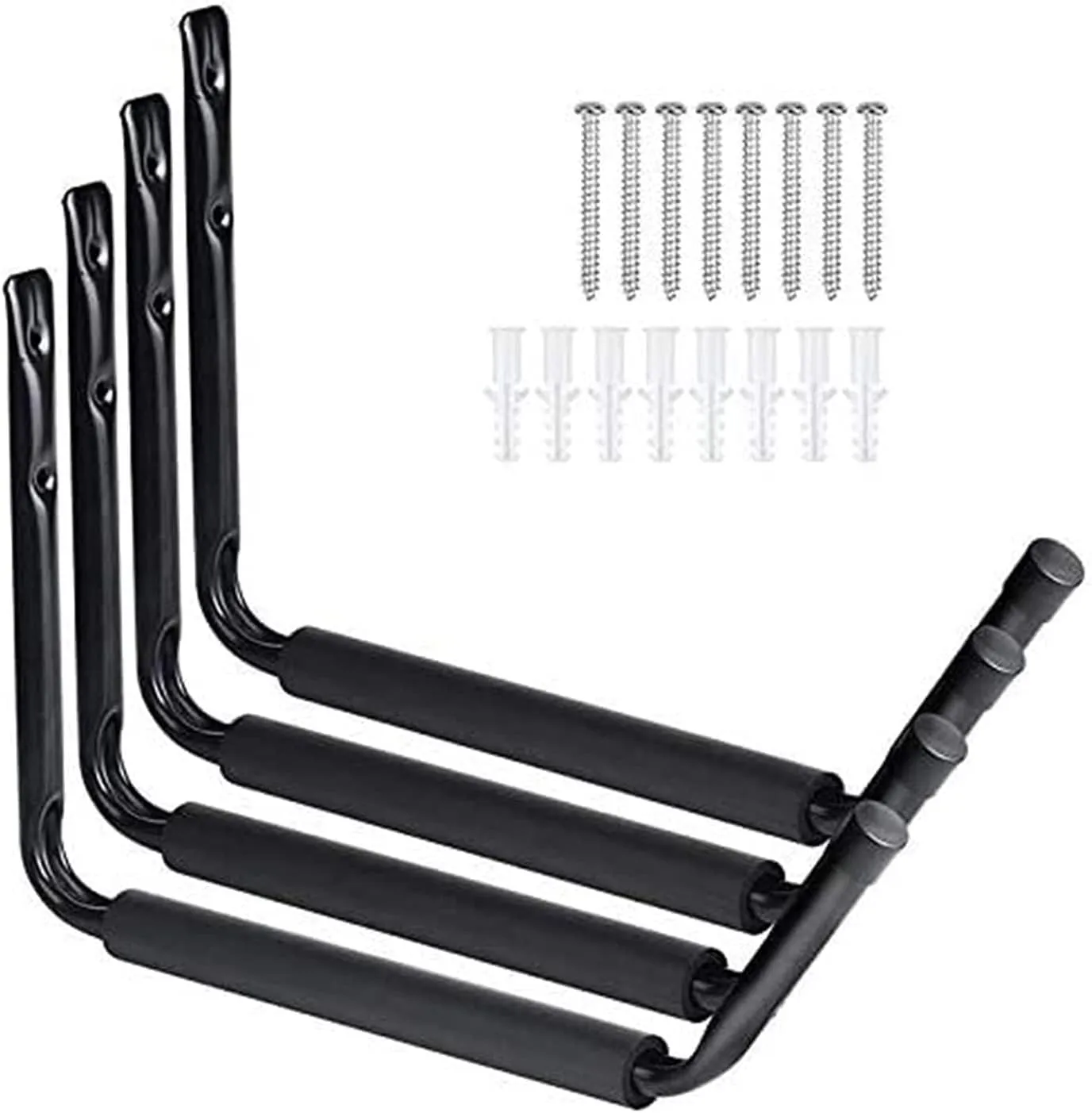 Kayak Rack, Indoor Wall Mount Storage Hooks, Home Utility Heavy Duty Garage Hangers, Dock Hanging for Boat Yacht Kayak Canoe
