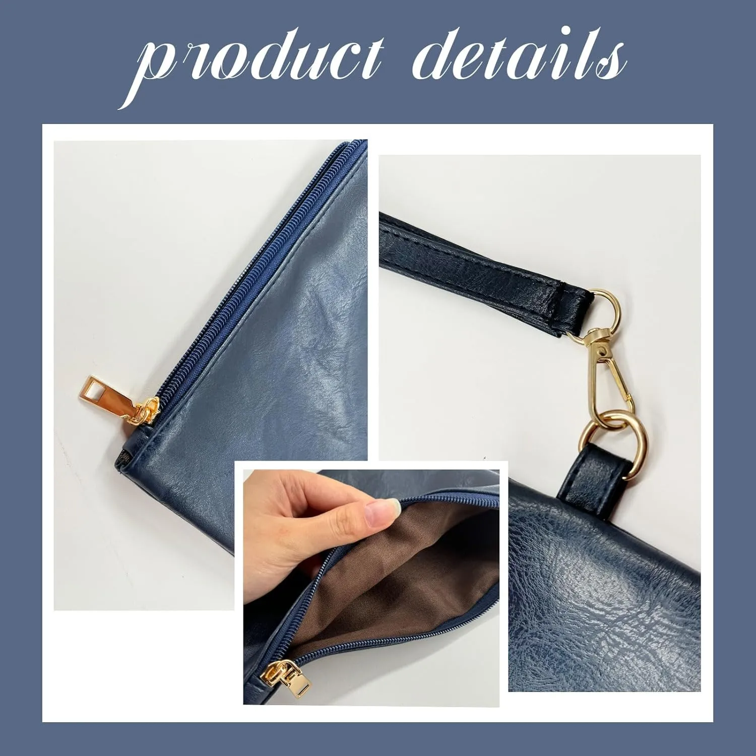 K.E.J. Women Wallet Wristlet Clutch Purses for Women Wristlet Handbags Small Wallet Purses Clutch Bag Ladies Christmas Gifts