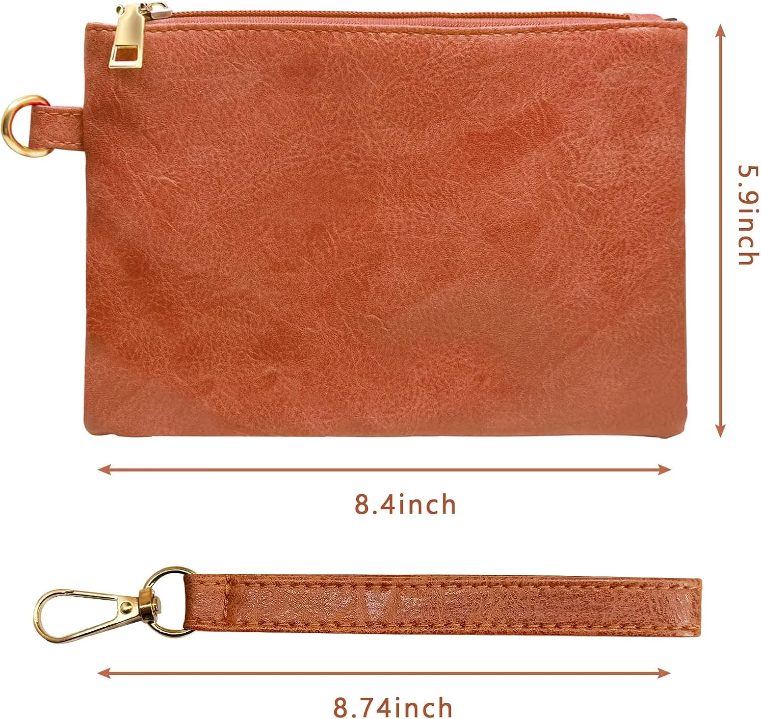K.E.J. Women Wallet Wristlet Clutch Purses for Women Wristlet Handbags Small Wallet Purses Clutch Bag Ladies Christmas Gifts