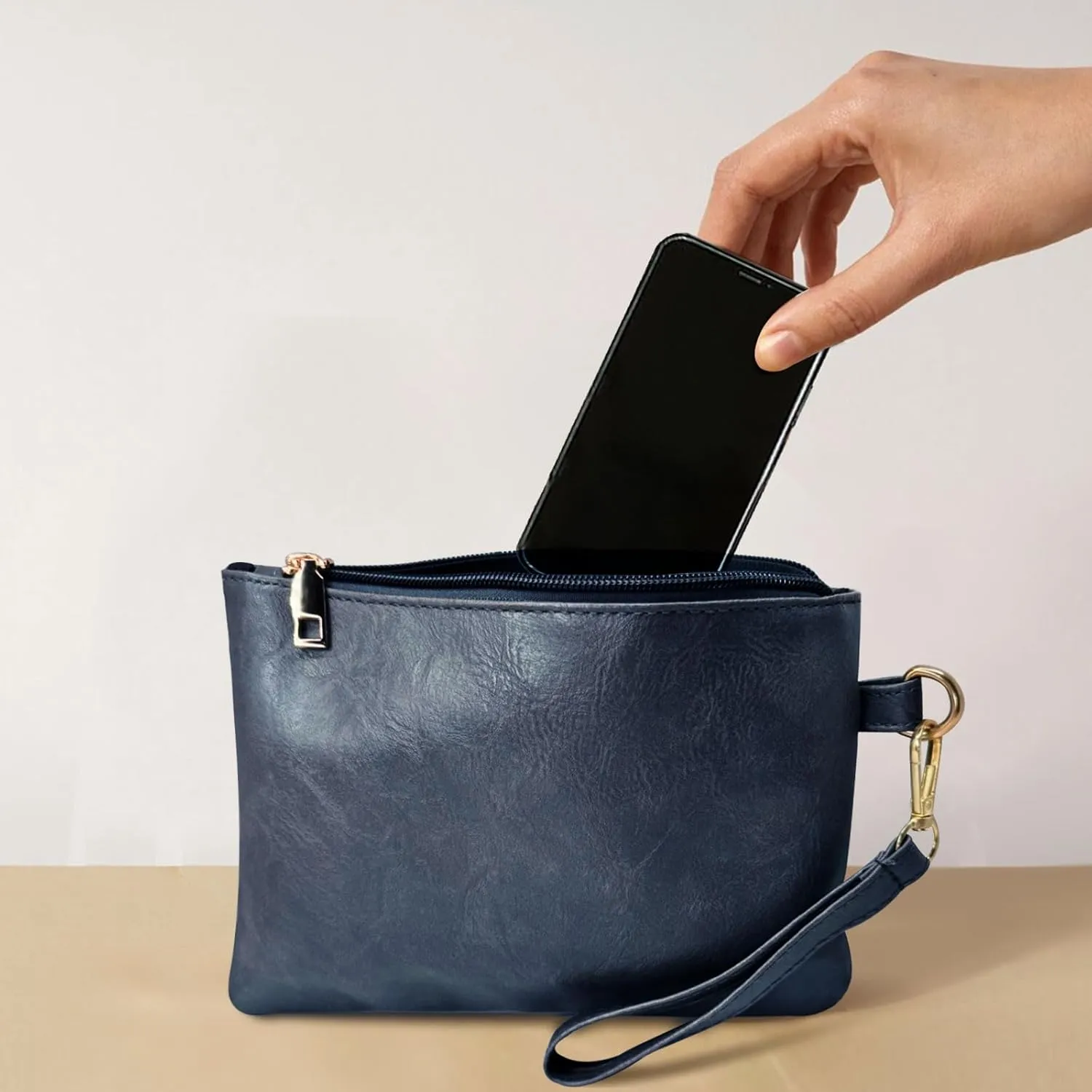 K.E.J. Women Wallet Wristlet Clutch Purses for Women Wristlet Handbags Small Wallet Purses Clutch Bag Ladies Christmas Gifts