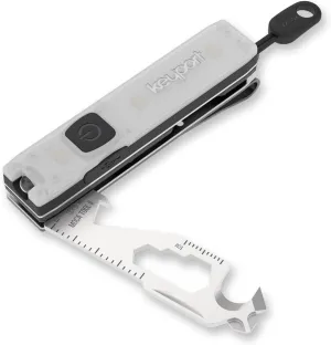 Keyport Utility Plus Kit: MOCA2 11-in-1 Keychain Multitool   Pocket Flare 2.0 Mini Flashlight   Pocket Clip | Keychain Bottle Opener Multi-Tool w/Mini Flash Light | Compact EDC Gear | Travel Safe
