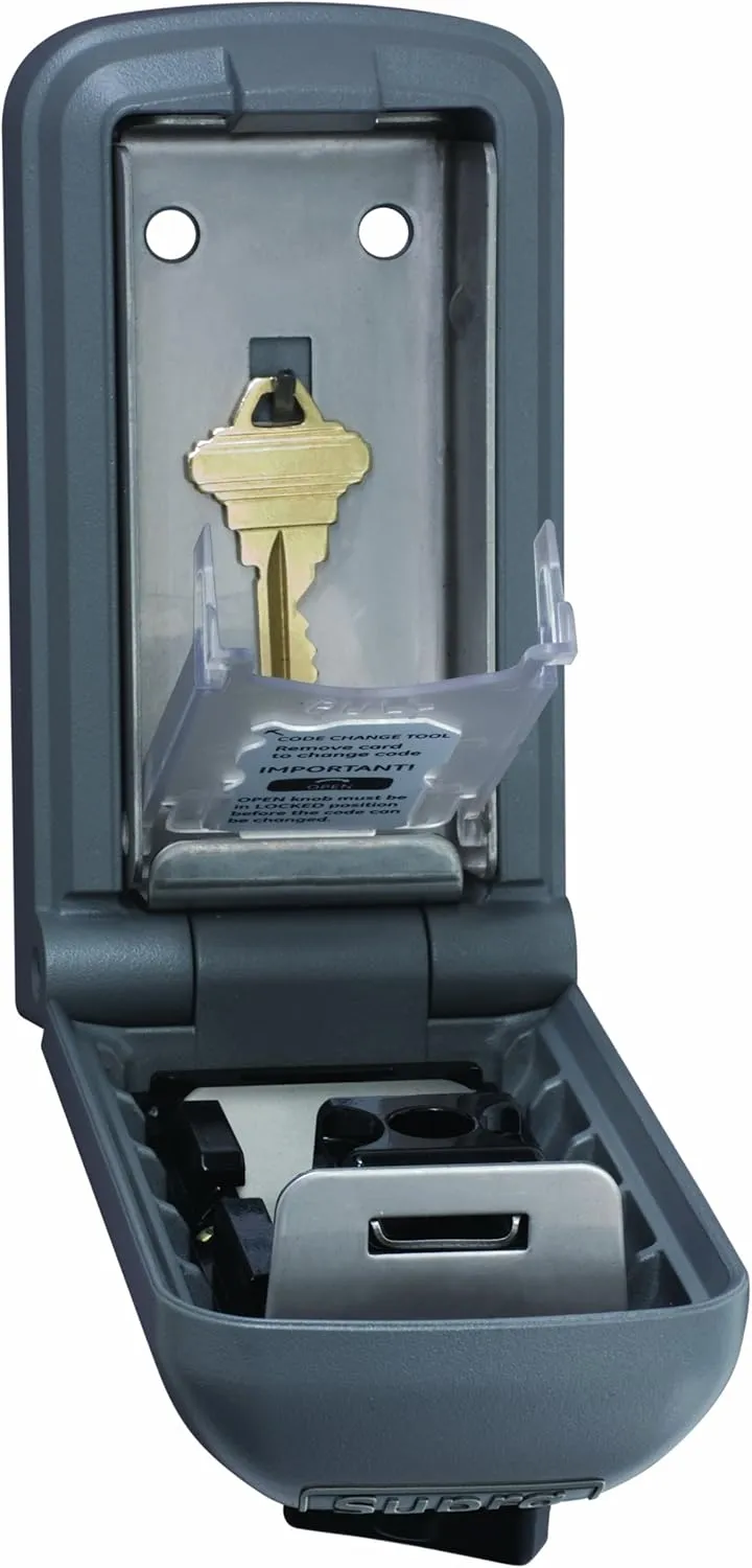 Kidde AccessPoint 002047 KeySafe Professional Security Key Box, Gray, 5 Key