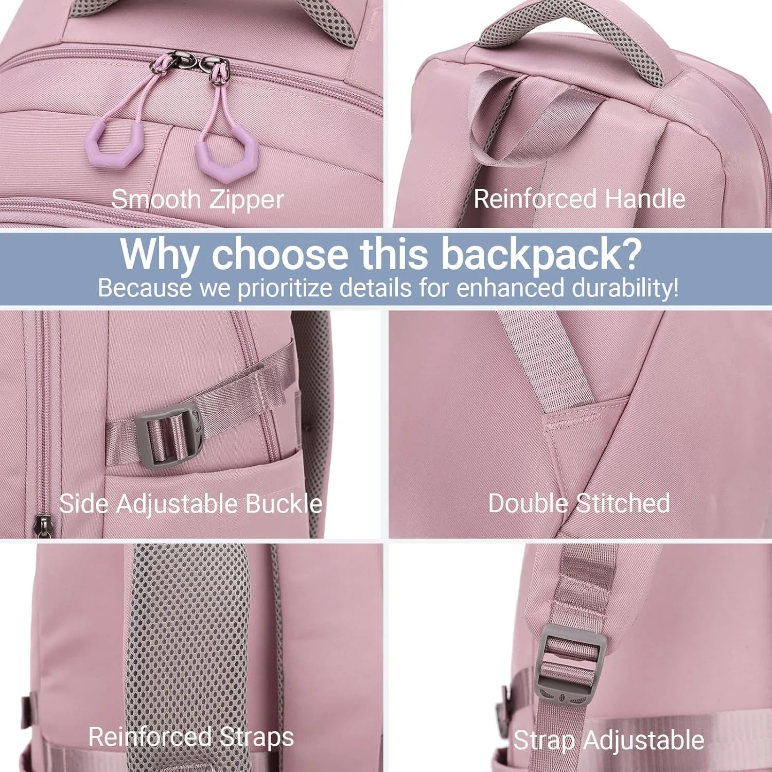 Kids Backpacks for School Teens Girls Cute Backpack for School Bookbag Women Travel Student Large Book Bag Boys, Purple