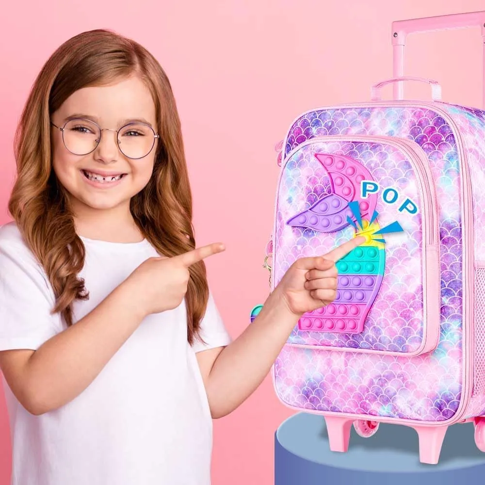 Kids Luggage for Boys and Girls, Toddler Rolling Travel Carry on Suitcase with Wheels…