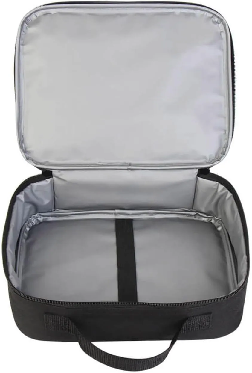 Kids Lunch Box for Boys and Girls, Lunch Bags with Space, Planets, and Galaxy Theme for Elementary Primary School, Insulated Layers, Double Zipper, Lightweight