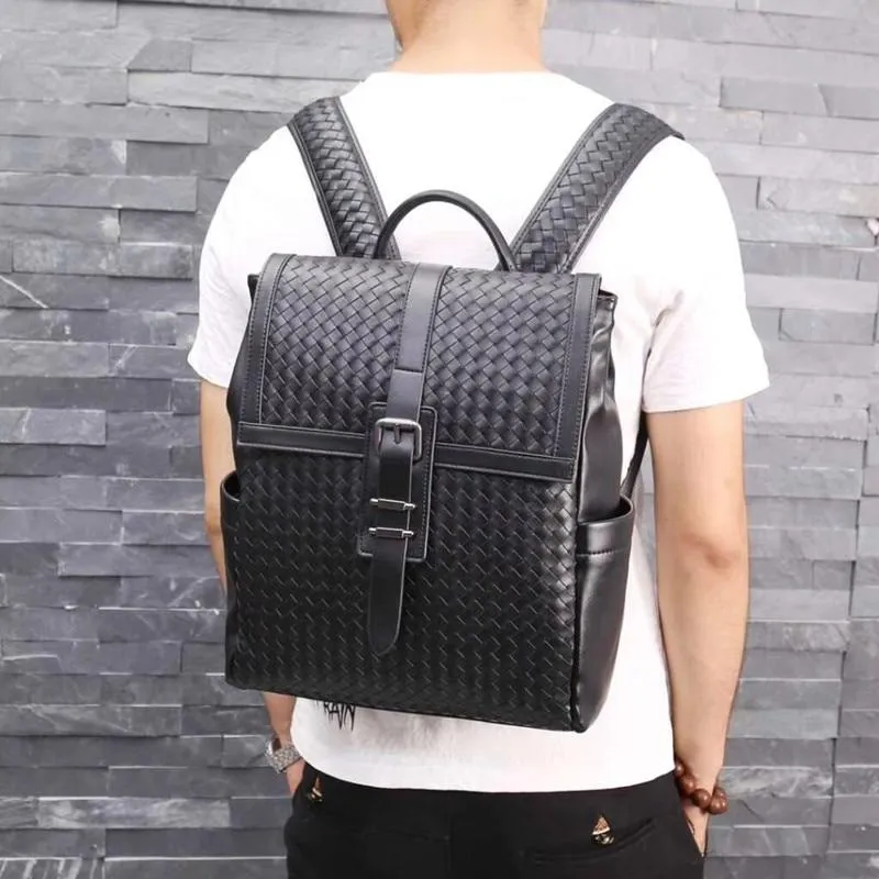 Knitting Kaisiludi Efficient Bag Men's Compliance-certified Leather