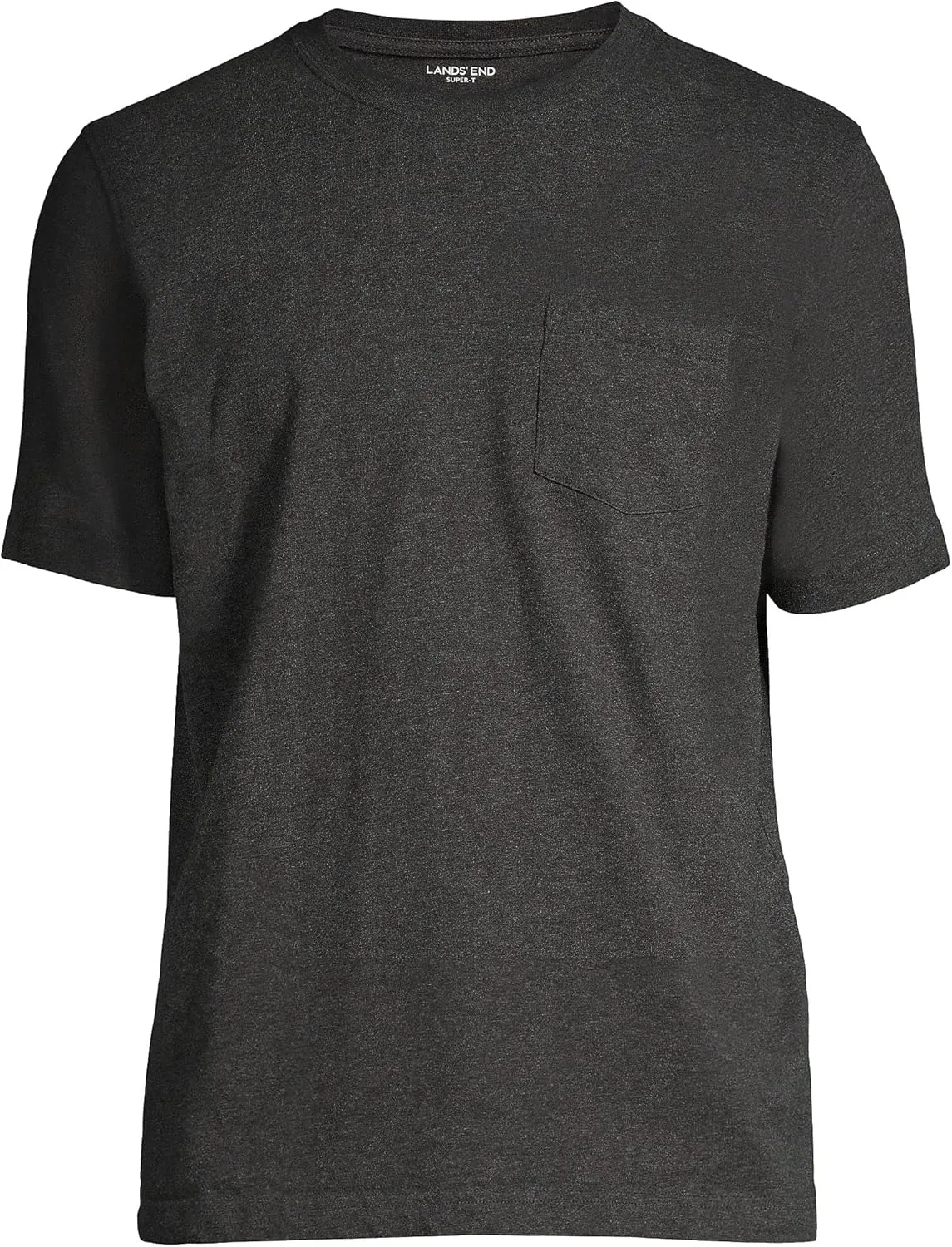 Lands' End Men's Super-T Short Sleeve T-Shirt with Pocket