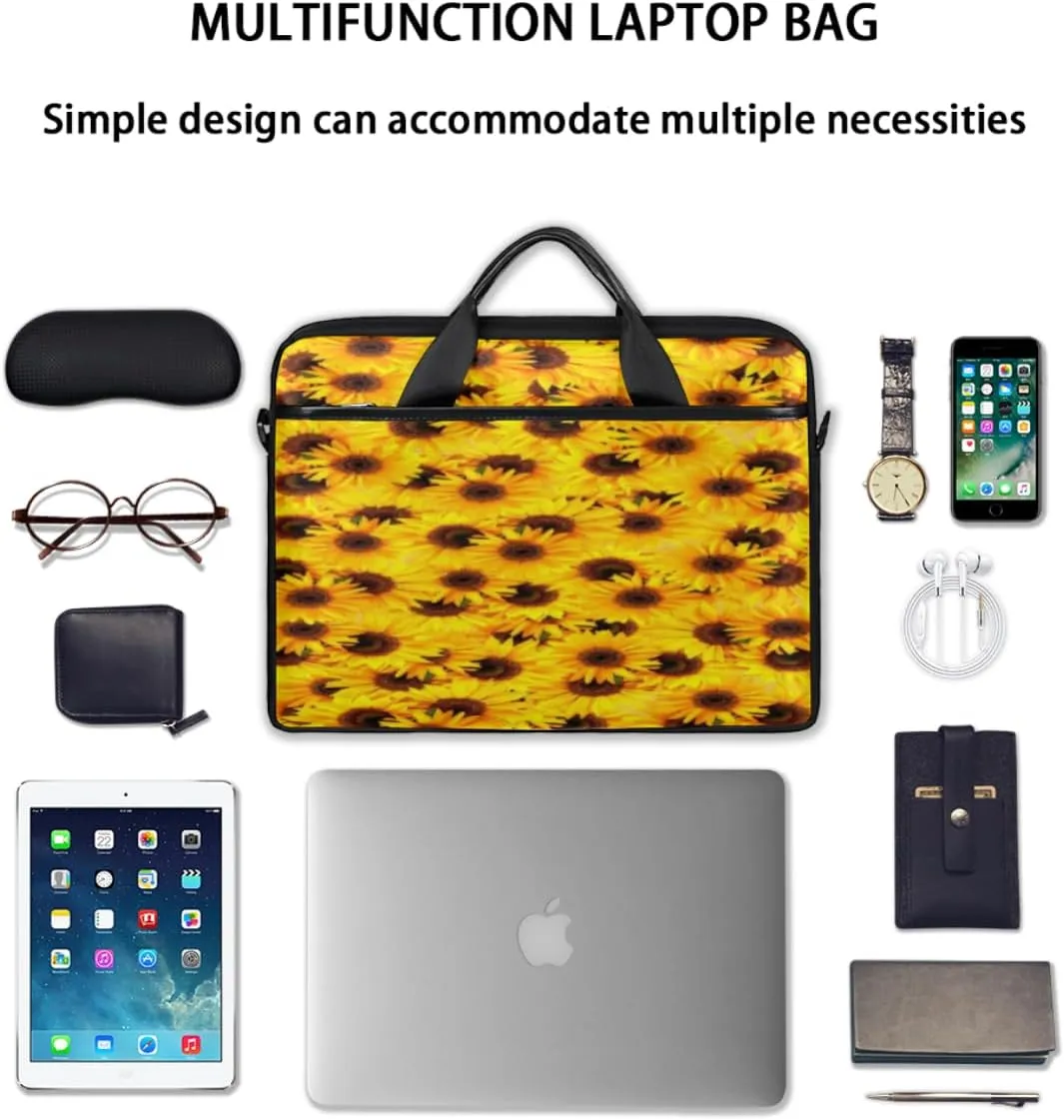 Laptop Bag Case Shoulder Messenger Carrying Bag 13 14 15 Inch Waterproof Computer Sleeve Cover
