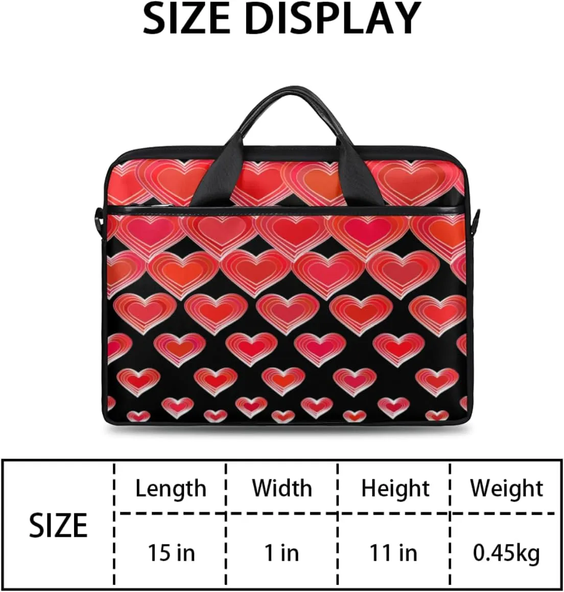 Laptop Bag Case Shoulder Messenger Carrying Bag 13 14 15 Inch Waterproof Computer Sleeve Cover