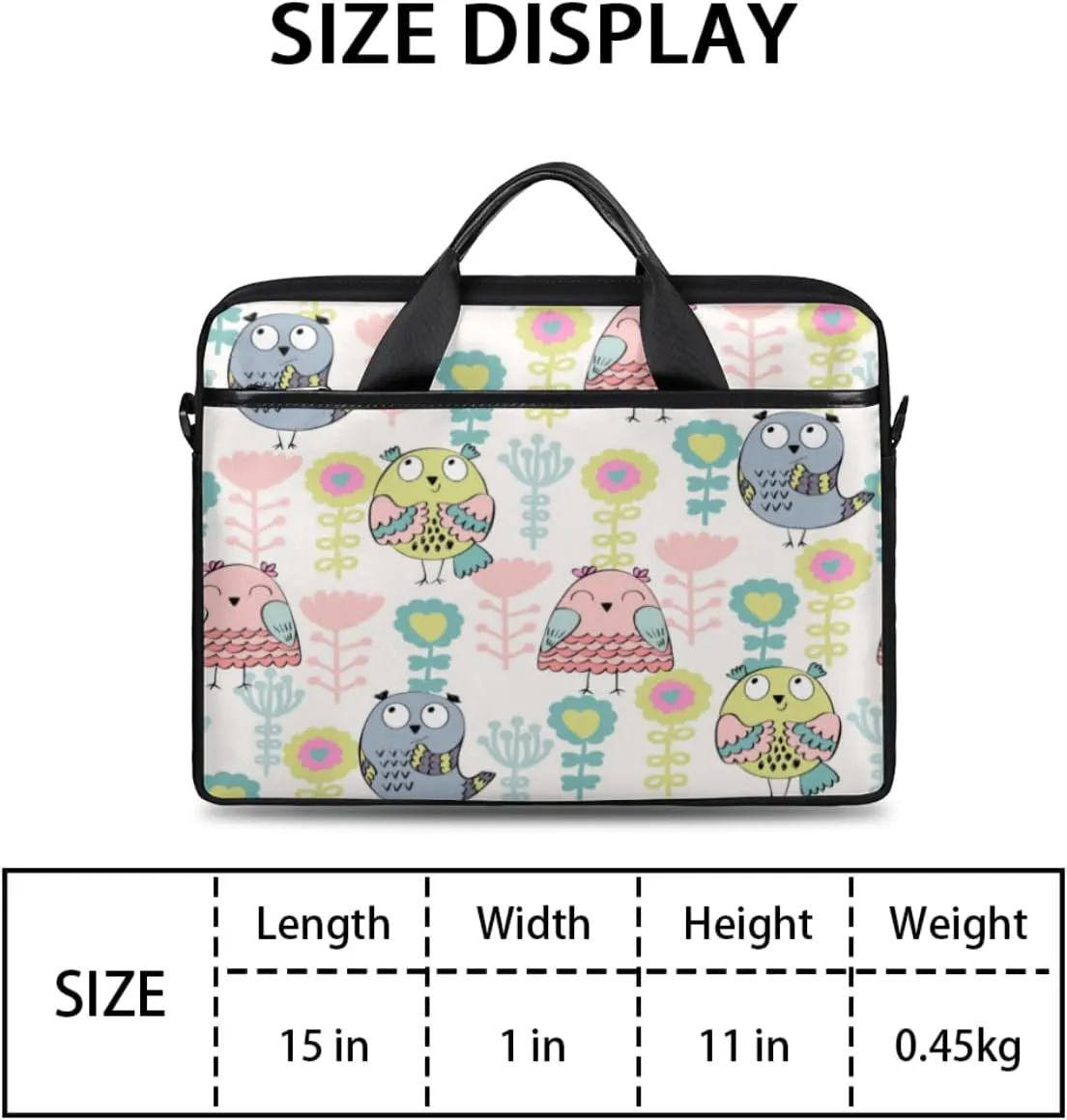 Laptop Bag Case Shoulder Messenger Carrying Bag 13 14 15 Inch Waterproof Computer Sleeve Cover