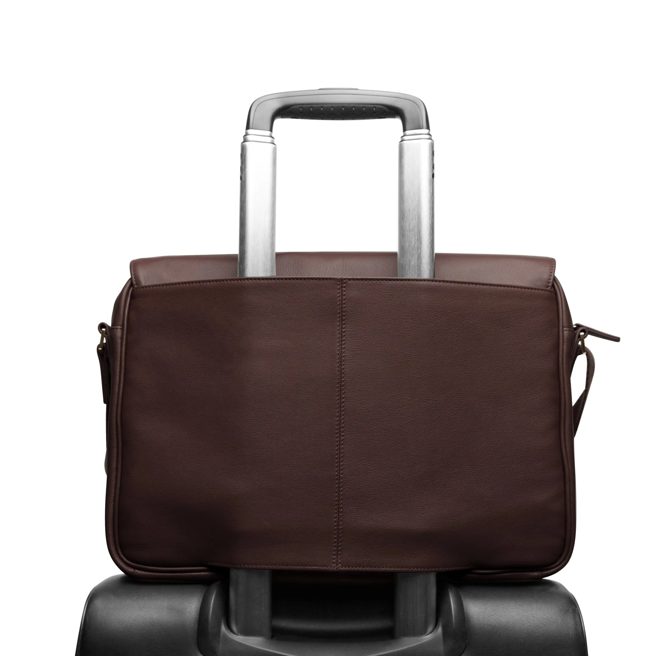 Laptop Messenger Bag Brown