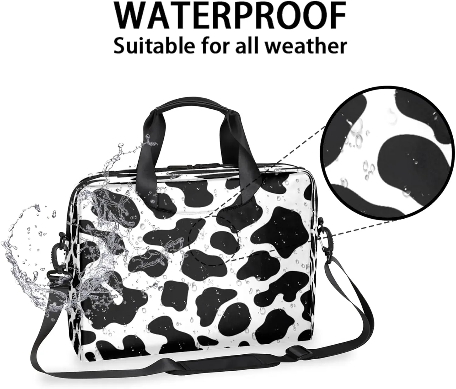 Laptop Shoulder Bag Compatible with Handle, Messenger Shoulder Case for Laptop or Tablet, Laptop Carrying Case
