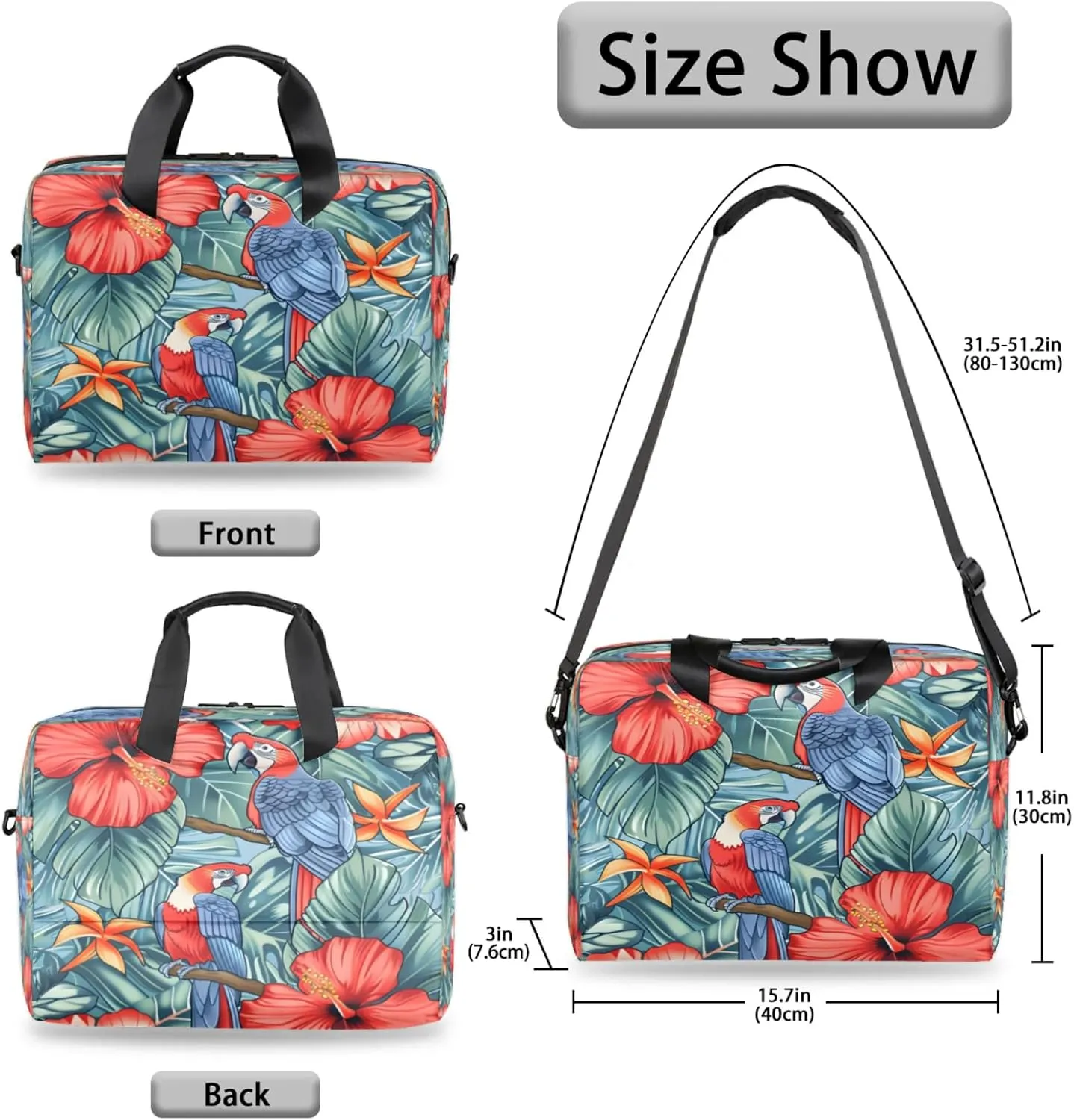 Laptop Shoulder Bag Compatible with Handle, Messenger Shoulder Case for Laptop or Tablet, Laptop Carrying Case