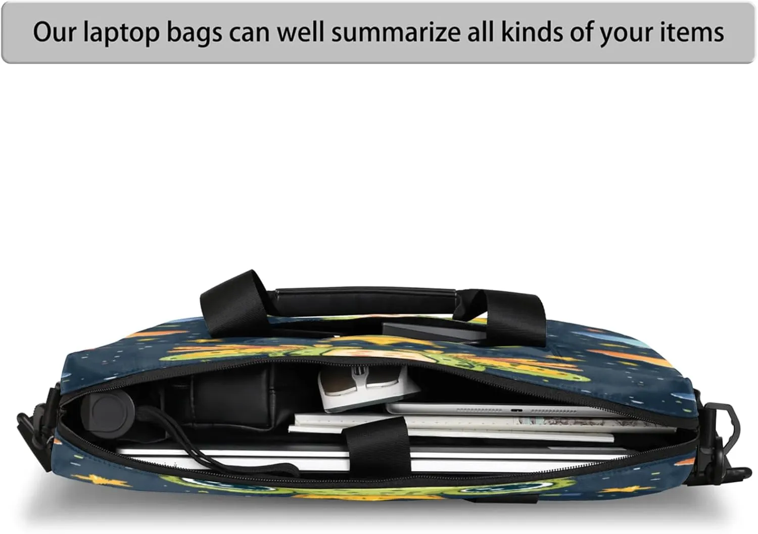 Laptop Shoulder Bag Compatible with Handle, Messenger Shoulder Case for Laptop or Tablet, Laptop Carrying Case