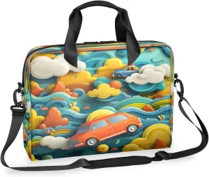 Laptop Shoulder Bag Compatible with Handle, Messenger Shoulder Case for Laptop or Tablet, Laptop Carrying Case