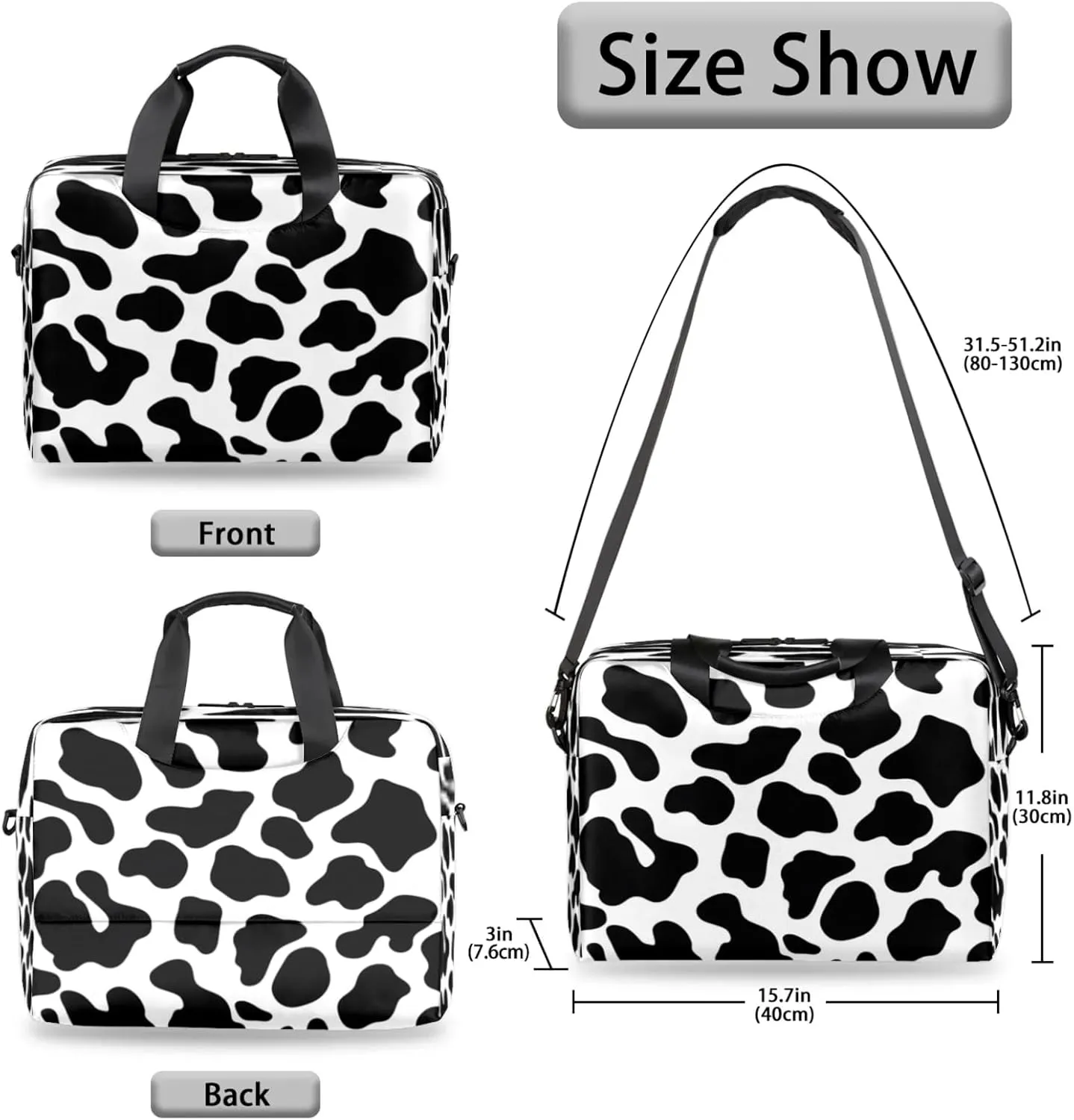 Laptop Shoulder Bag Compatible with Handle, Messenger Shoulder Case for Laptop or Tablet, Laptop Carrying Case