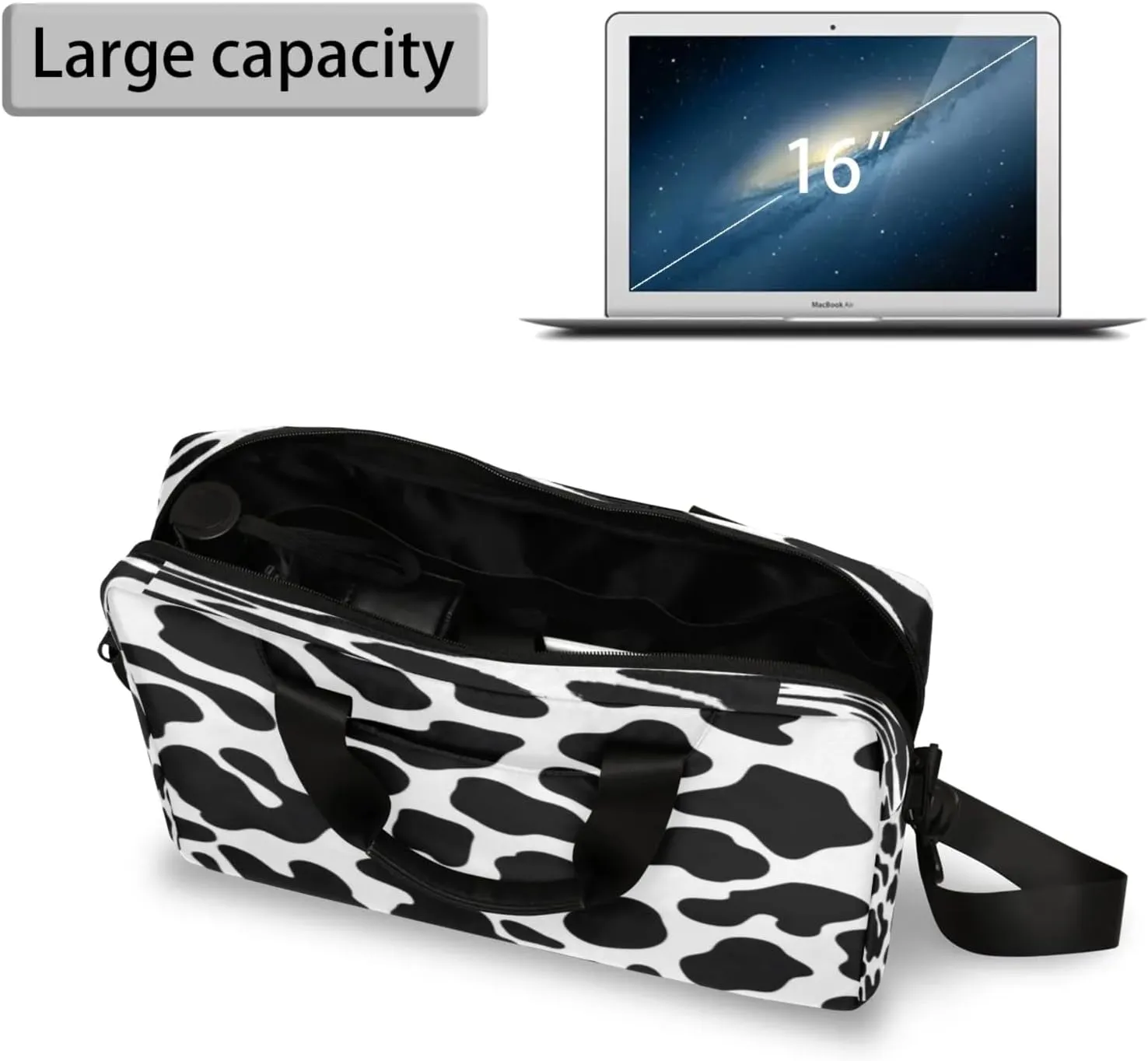 Laptop Shoulder Bag Compatible with Handle, Messenger Shoulder Case for Laptop or Tablet, Laptop Carrying Case