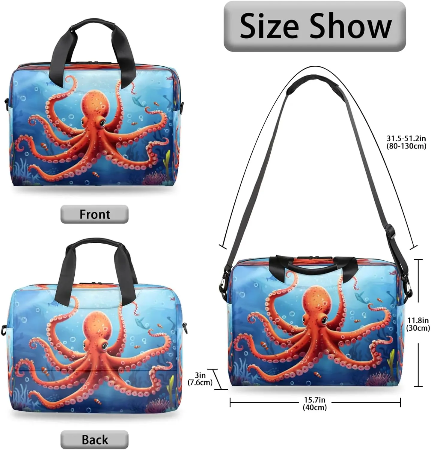 Laptop Shoulder Bag Compatible with Handle, Messenger Shoulder Case for Laptop or Tablet, Laptop Carrying Case