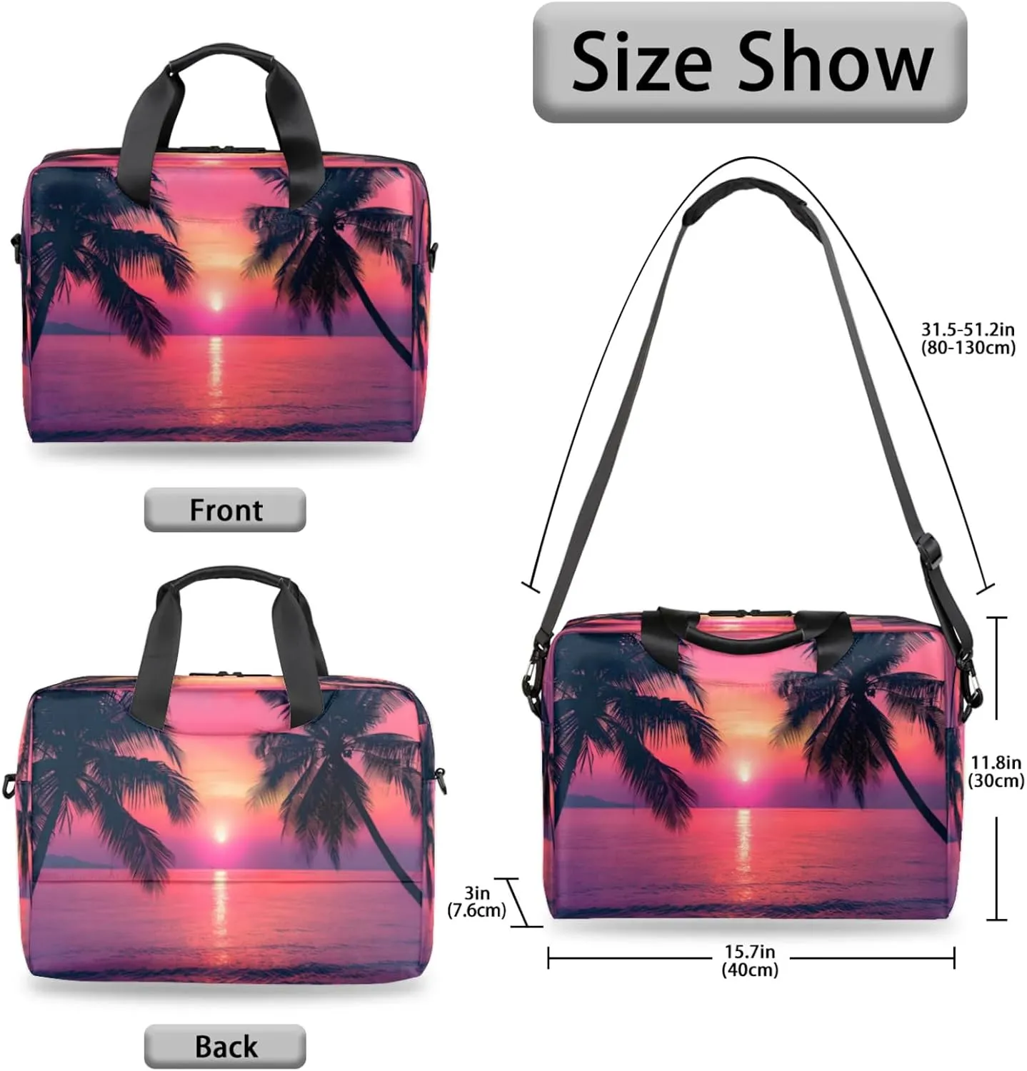 Laptop Shoulder Bag Compatible with Handle, Messenger Shoulder Case for Laptop or Tablet, Laptop Carrying Case
