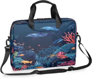 Laptop Shoulder Bag Compatible with Handle, Messenger Shoulder Case for Laptop or Tablet, Laptop Carrying Case