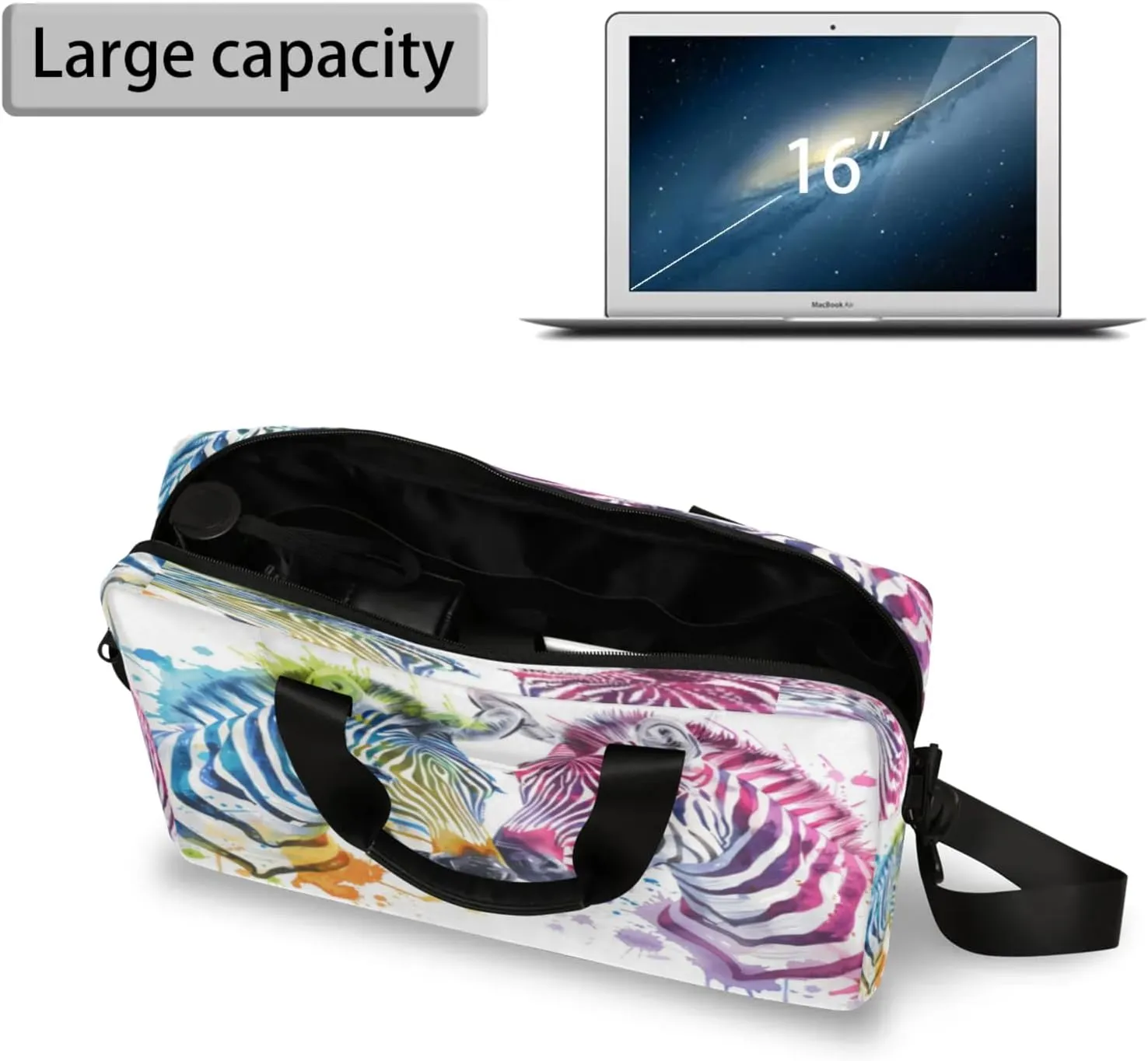 Laptop Shoulder Bag Compatible with Handle, Messenger Shoulder Case for Laptop or Tablet, Laptop Carrying Case