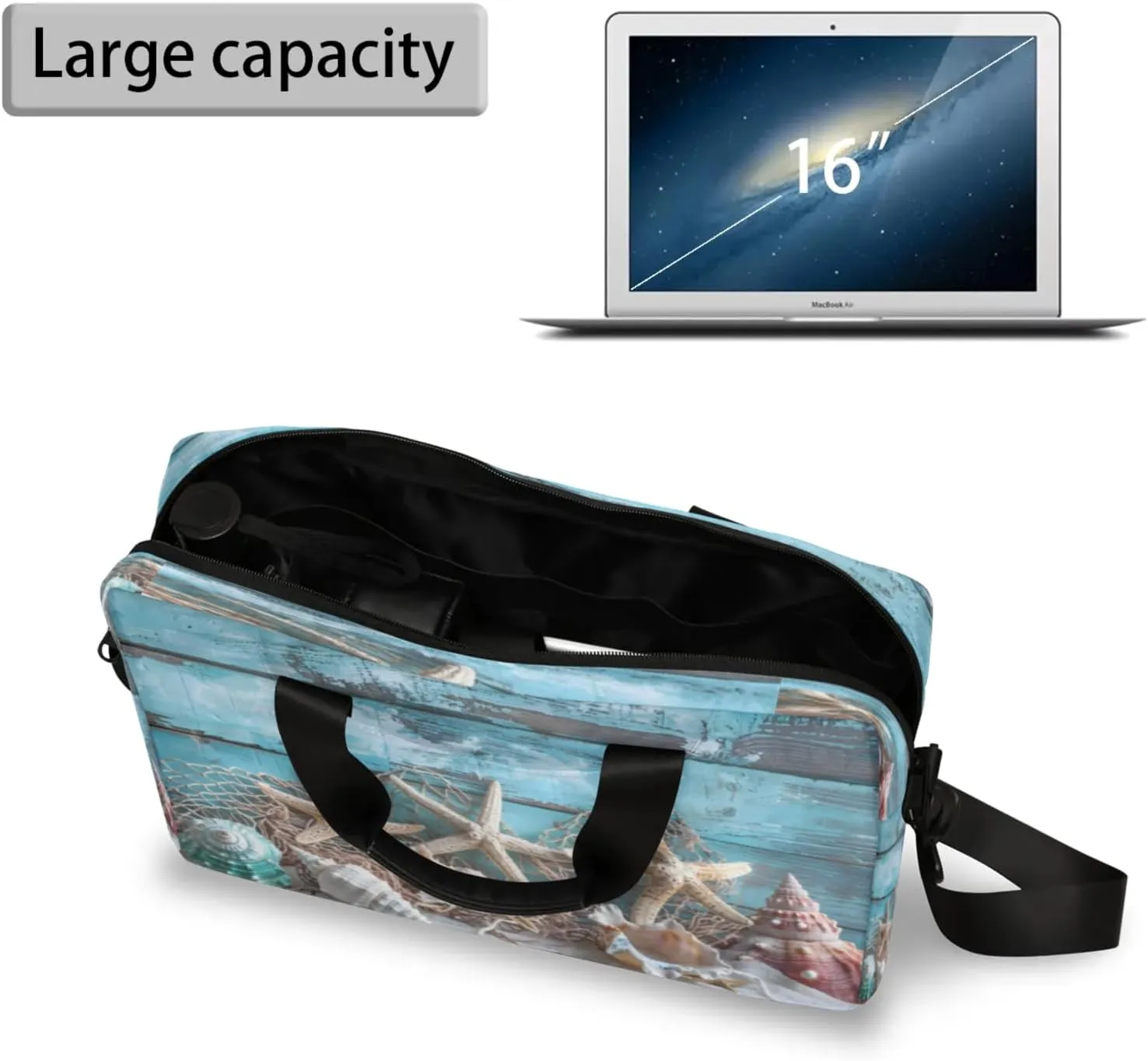Laptop Shoulder Bag Compatible with Handle, Messenger Shoulder Case for Laptop or Tablet, Laptop Carrying Case