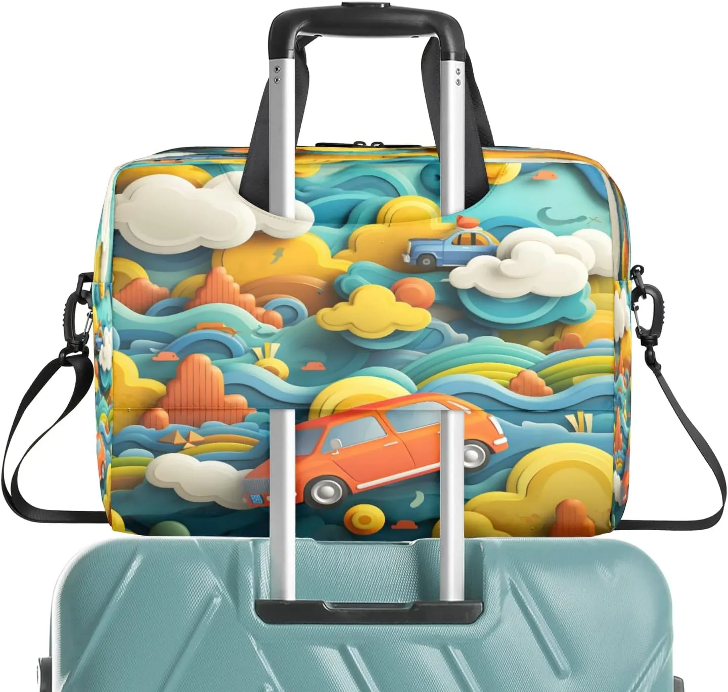 Laptop Shoulder Bag Compatible with Handle, Messenger Shoulder Case for Laptop or Tablet, Laptop Carrying Case