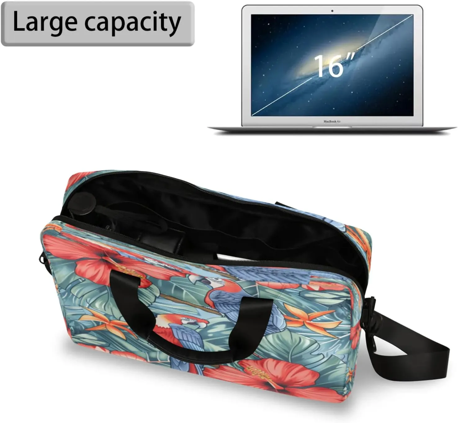 Laptop Shoulder Bag Compatible with Handle, Messenger Shoulder Case for Laptop or Tablet, Laptop Carrying Case