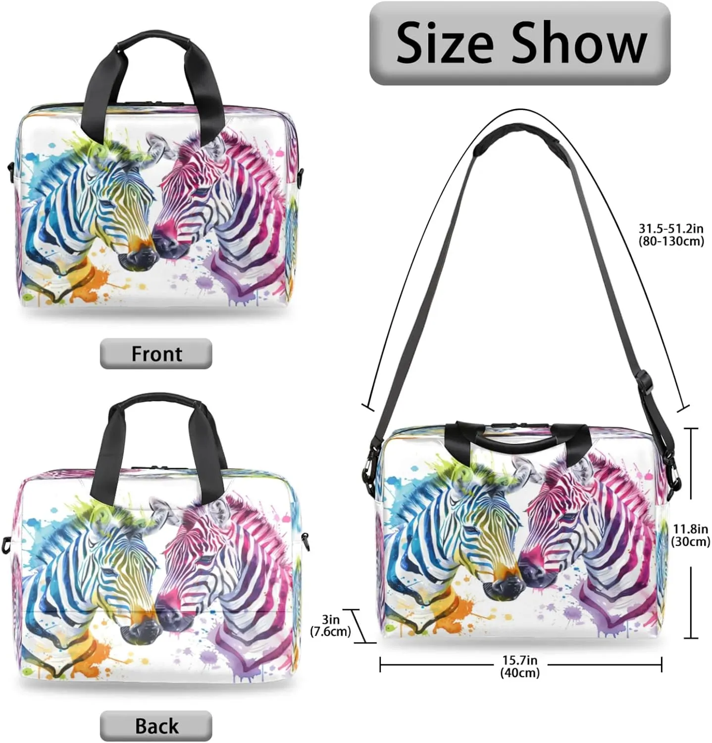 Laptop Shoulder Bag Compatible with Handle, Messenger Shoulder Case for Laptop or Tablet, Laptop Carrying Case