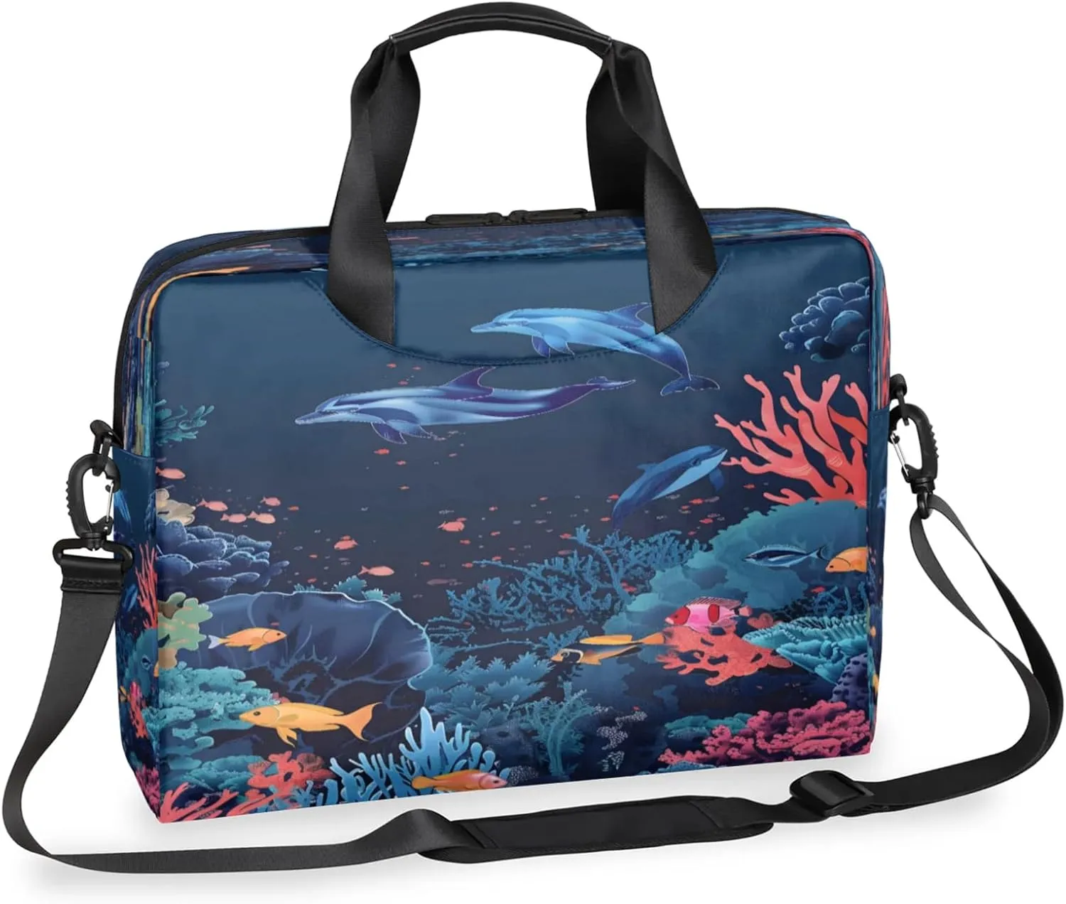 Laptop Shoulder Bag Compatible with Handle, Messenger Shoulder Case for Laptop or Tablet, Laptop Carrying Case