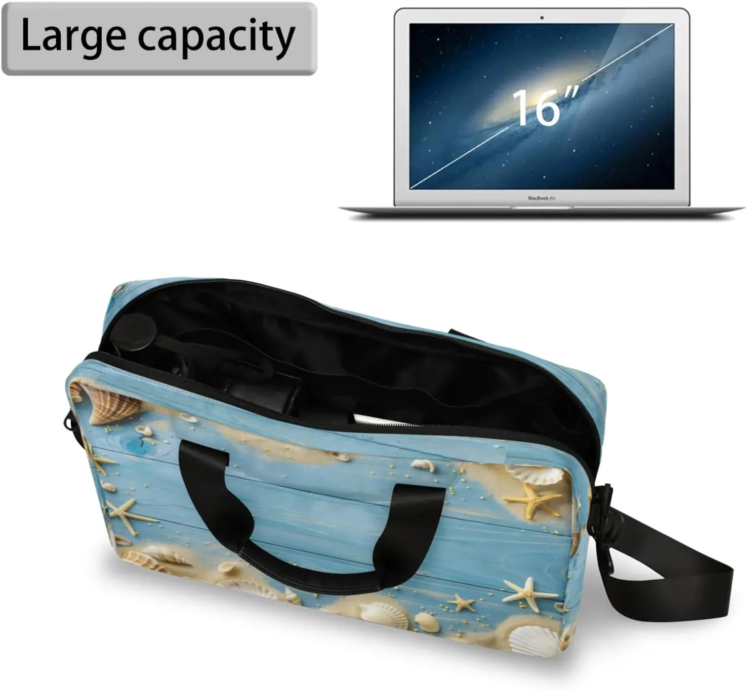 Laptop Shoulder Bag Compatible with Handle, Messenger Shoulder Case for Laptop or Tablet, Laptop Carrying Case