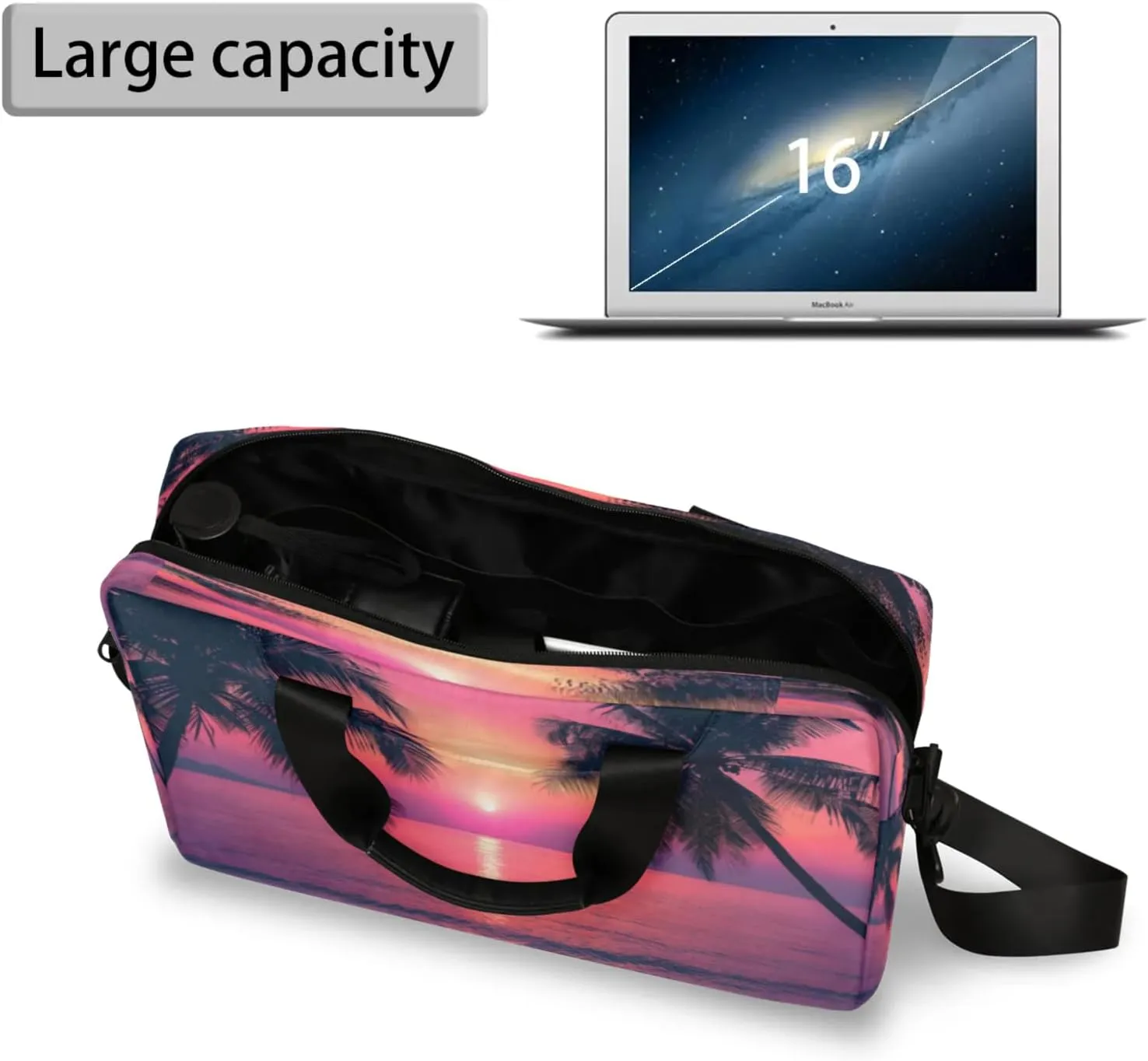Laptop Shoulder Bag Compatible with Handle, Messenger Shoulder Case for Laptop or Tablet, Laptop Carrying Case