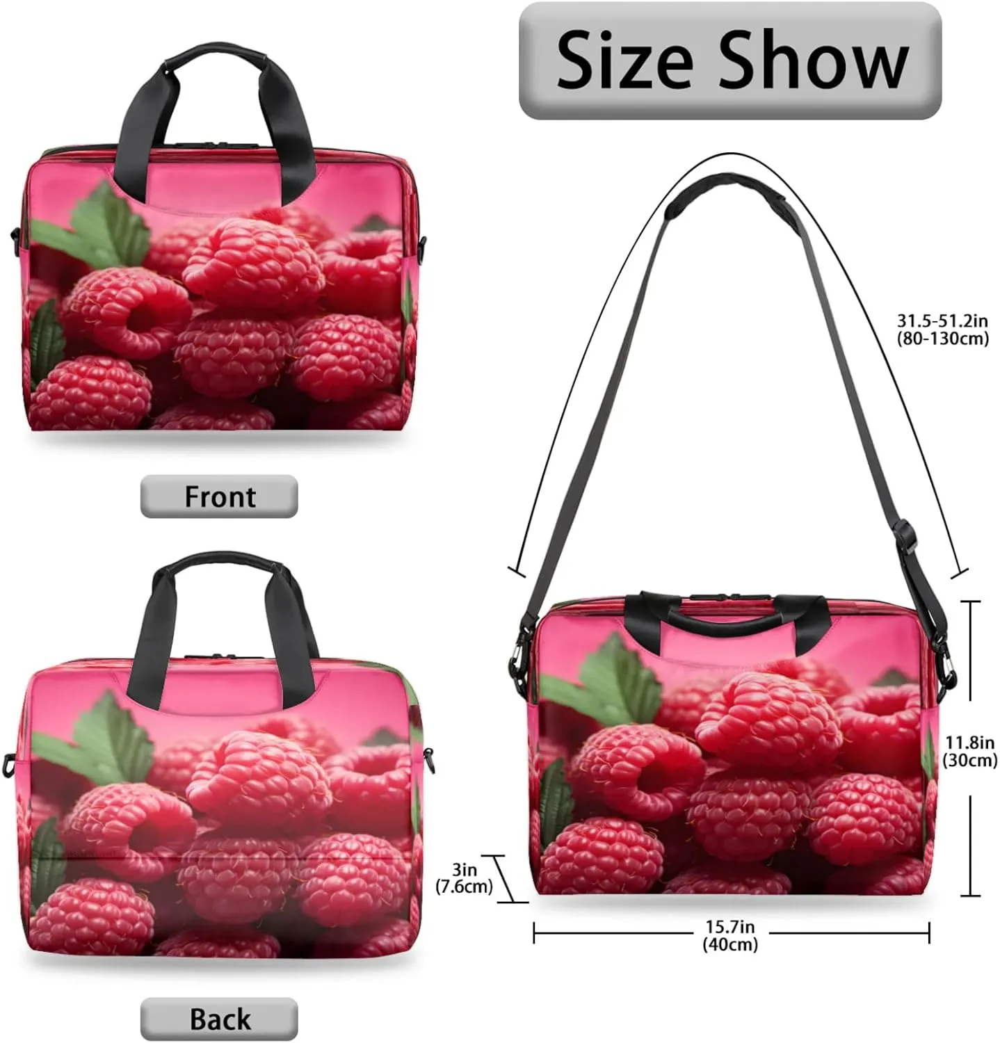 Laptop Shoulder Bag Compatible with Handle, Messenger Shoulder Case for Tablet, Laptop Carrying Case