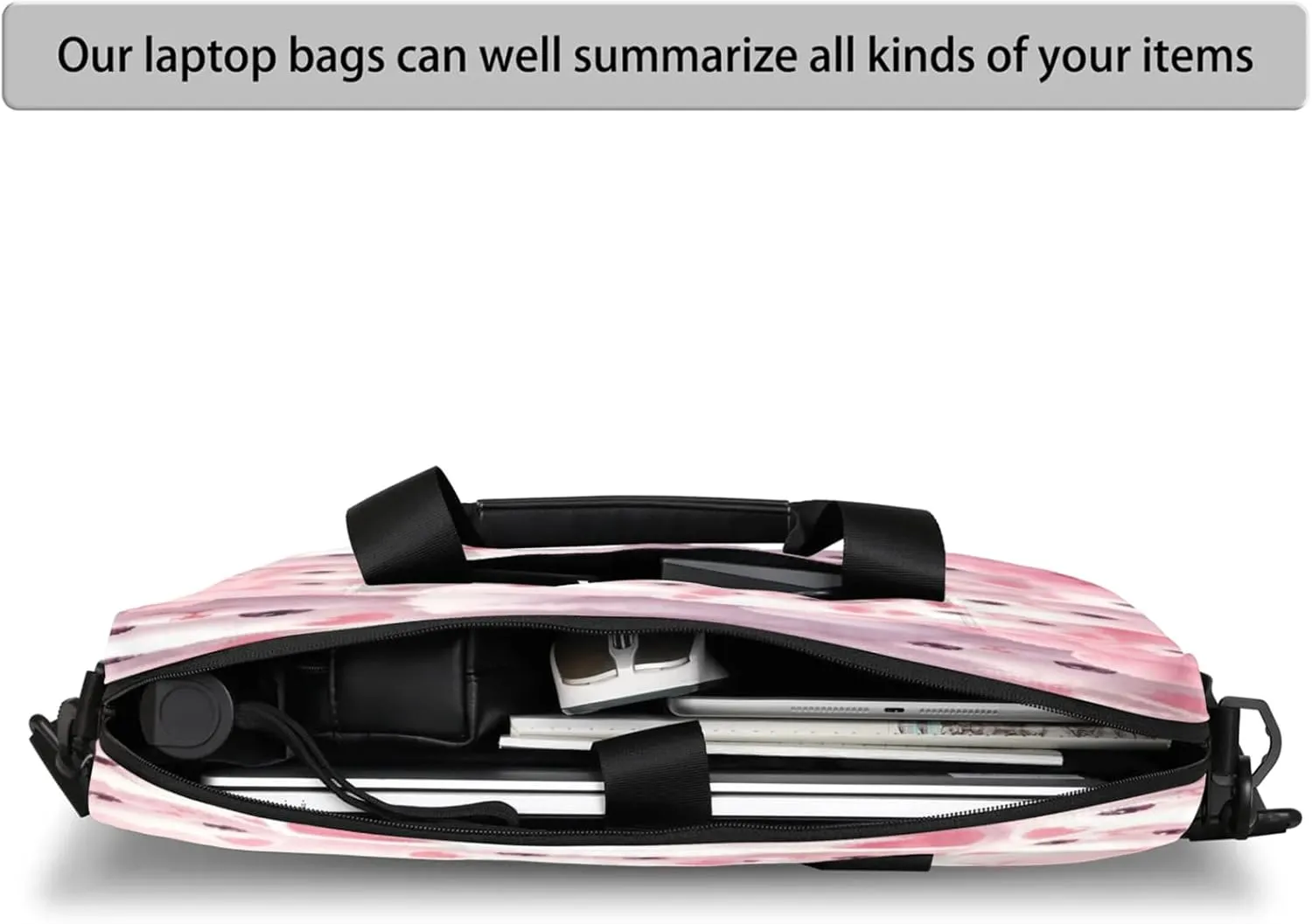 Laptop Shoulder Bag Compatible with Handle, Messenger Shoulder Case for Tablet, Laptop Carrying Case