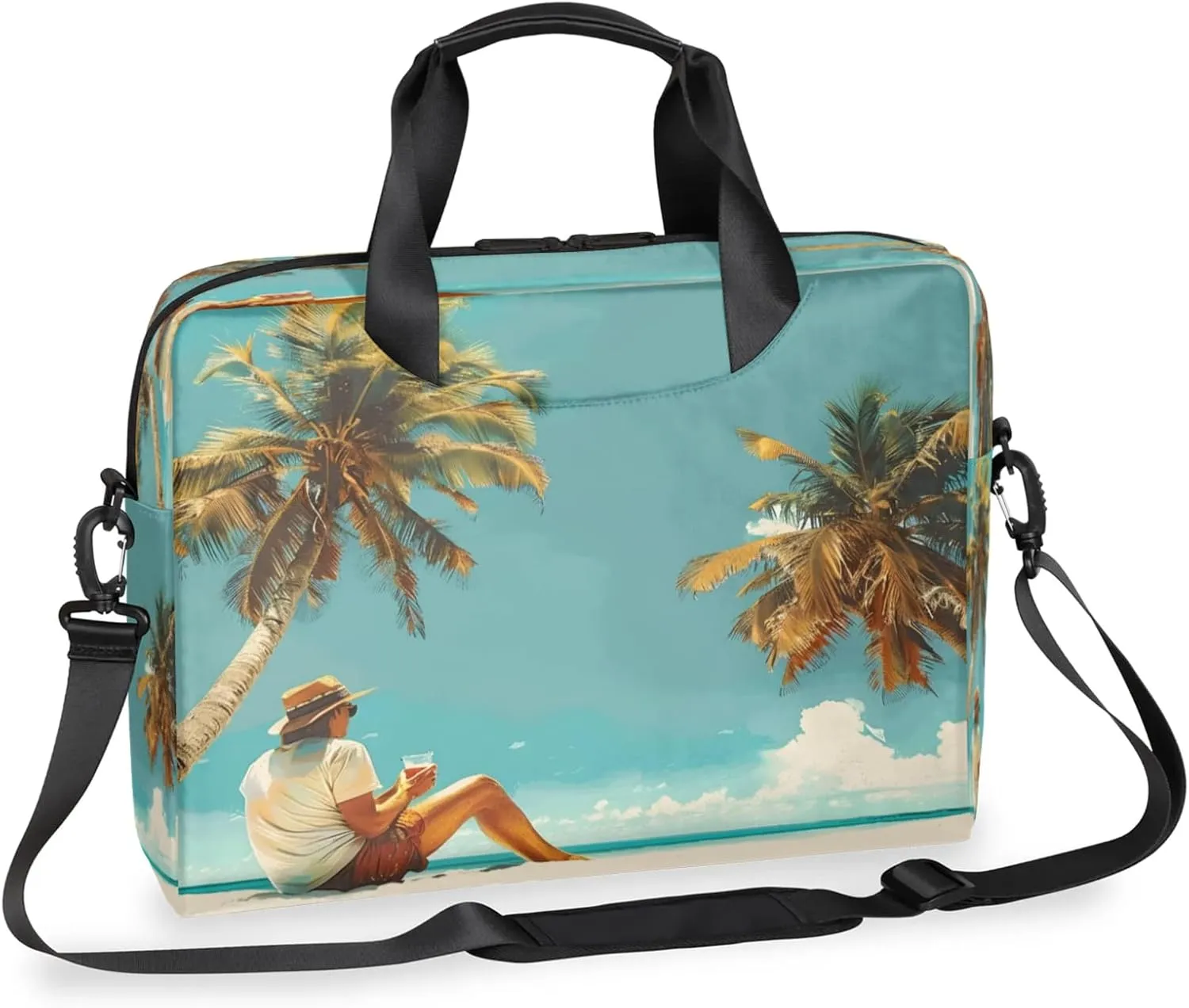 Laptop Shoulder Bag Compatible with Handle, Messenger Shoulder Case for Tablet, Laptop Carrying Case