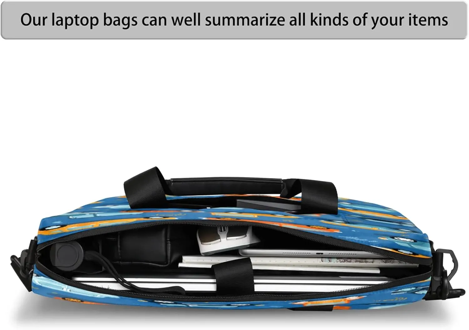 Laptop Shoulder Bag Compatible with Handle, Messenger Shoulder Case for Tablet, Laptop Carrying Case