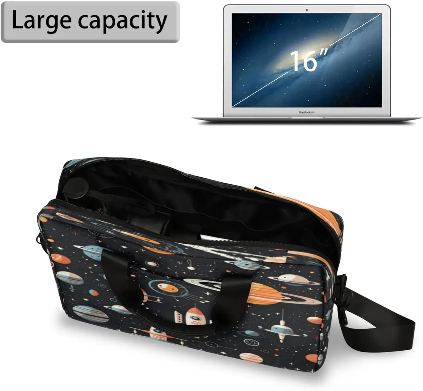 Laptop Shoulder Bag Compatible with Handle, Messenger Shoulder Case for Tablet, Laptop Carrying Case